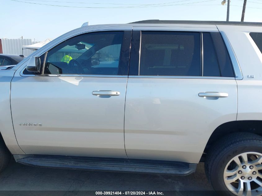 2016 Chevrolet Tahoe Ls VIN: 1GNSCAKC0GR286278 Lot: 39921404