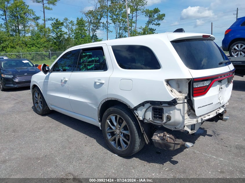 2014 DODGE DURANGO SXT VIN: 1C4RDHAGXEC344737