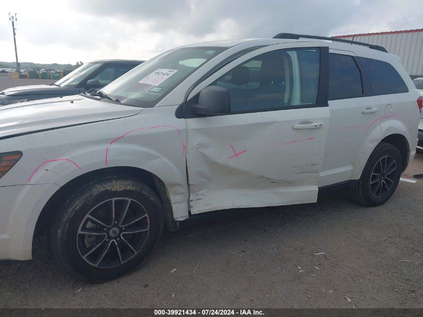 2018 Dodge Journey Se VIN: 3C4PDCAB2JT527563 Lot: 39921434