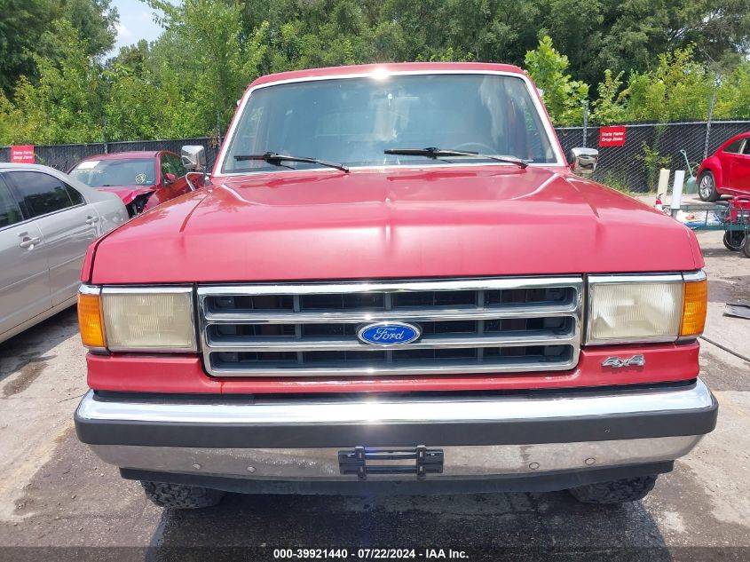 1991 Ford Bronco U100 VIN: 1FMEU15H0MLA12437 Lot: 39921440