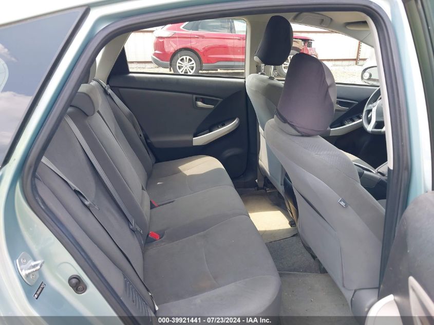 2012 Toyota Prius Three VIN: JTDKN3DU6C1587537 Lot: 39921441