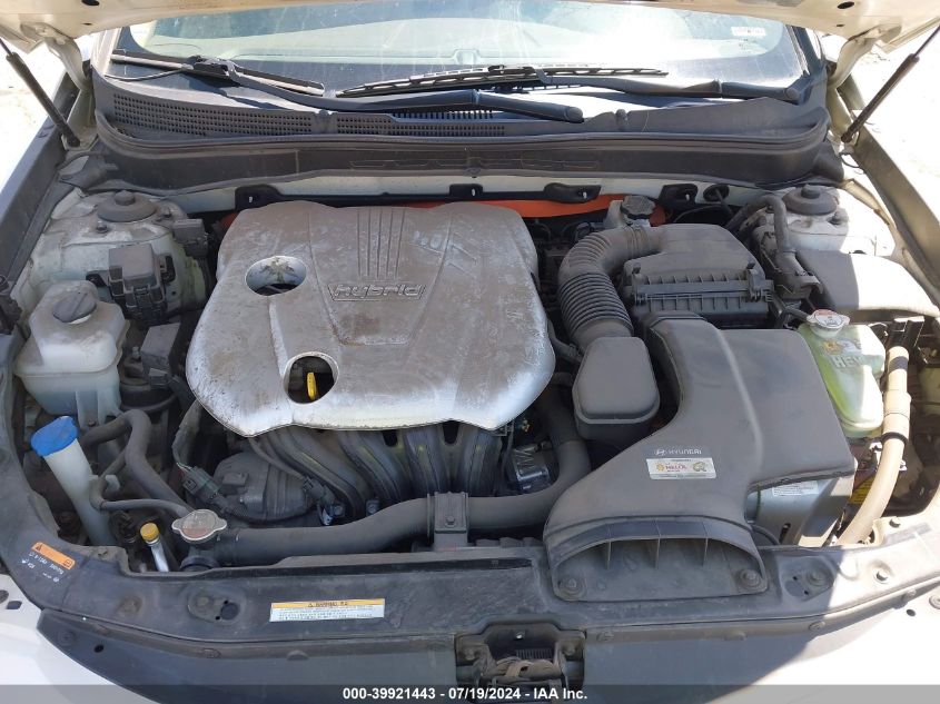 2013 Hyundai Sonata Hybrid Limited VIN: KMHEC4A44DA090593 Lot: 39921443