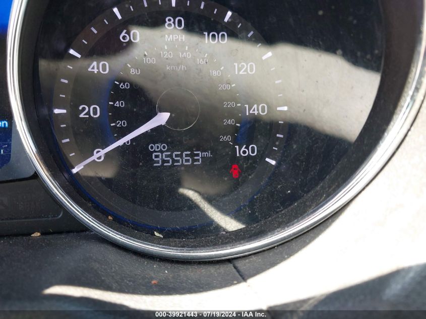 2013 Hyundai Sonata Hybrid Limited VIN: KMHEC4A44DA090593 Lot: 39921443