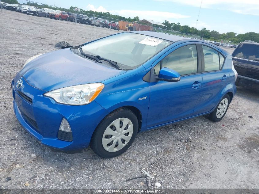 2014 Toyota Prius C One VIN: JTDKDTB39E1067686 Lot: 39921445