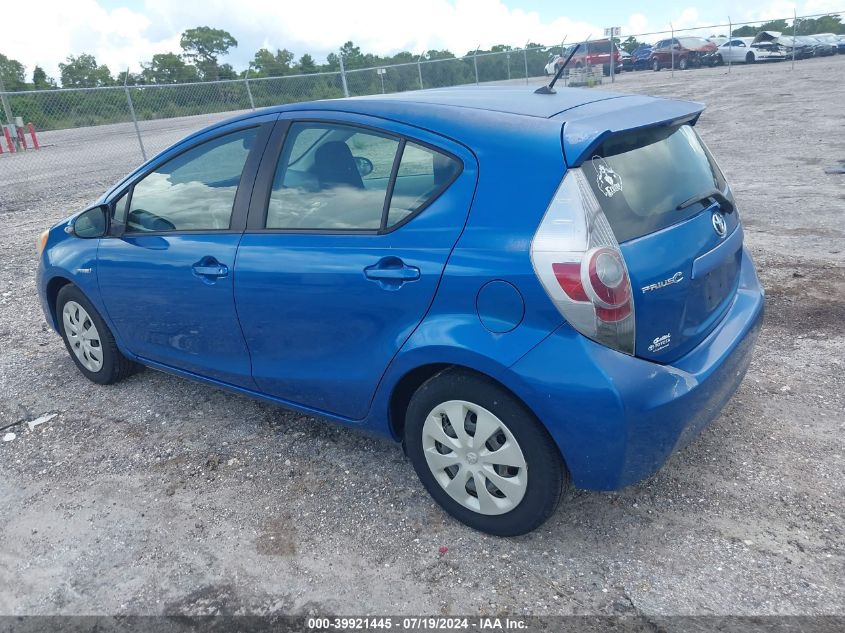 JTDKDTB39E1067686 | 2014 TOYOTA PRIUS C