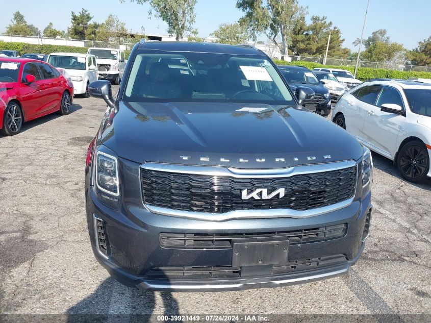 2022 Kia Telluride Ex VIN: 5XYP34HC0NG270097 Lot: 39921449