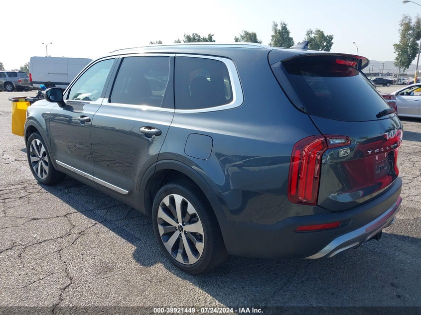 VIN 5XYP34HC0NG270097 2022 KIA TELLURIDE EX