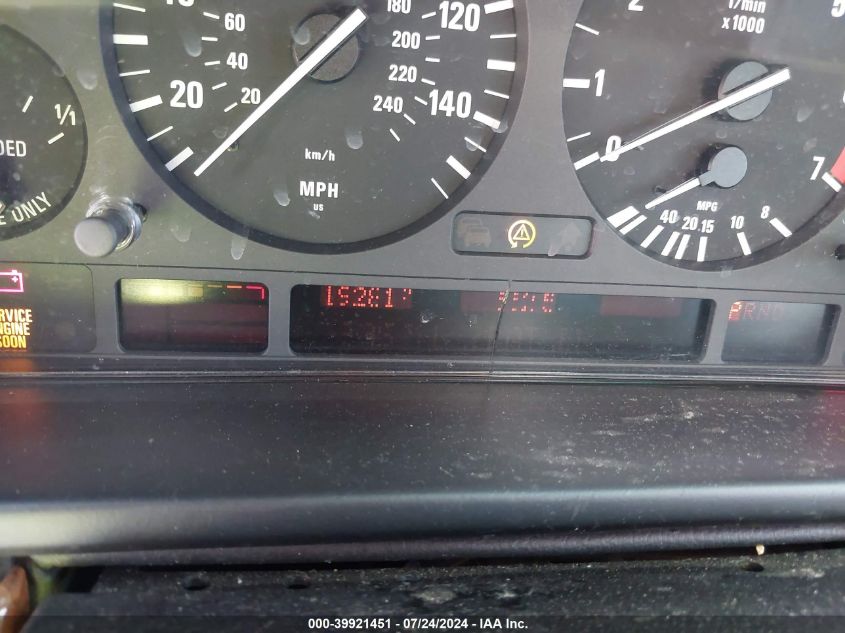 2002 BMW 525Ia VIN: WBADT434X2GZ98986 Lot: 39921451