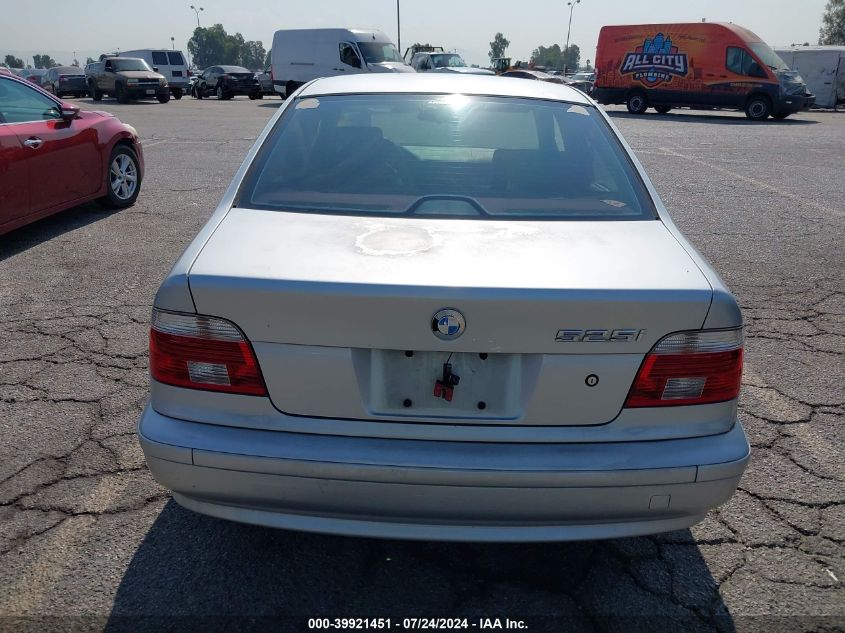 2002 BMW 525Ia VIN: WBADT434X2GZ98986 Lot: 39921451