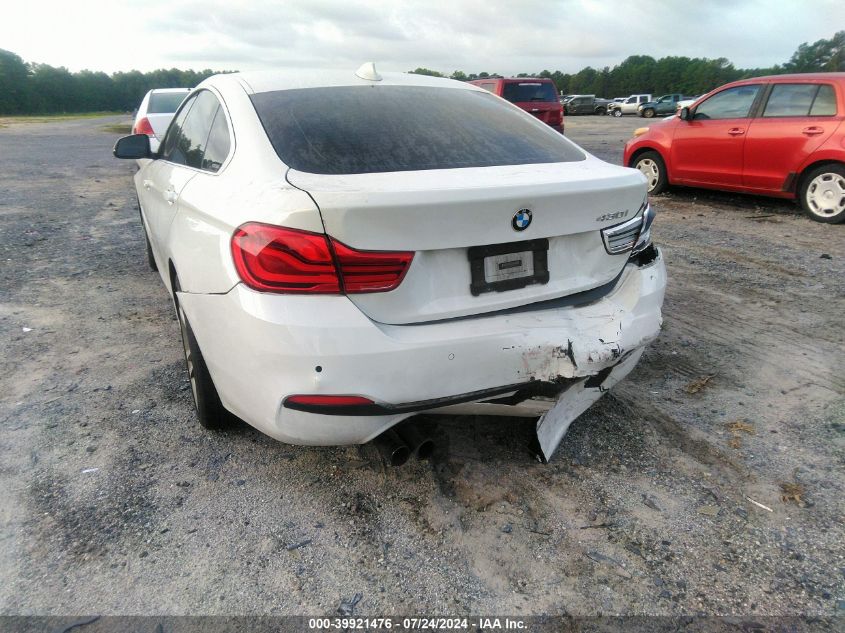 2019 BMW 430I Gran Coupe VIN: WBA4J1C5XKBM12541 Lot: 39921476