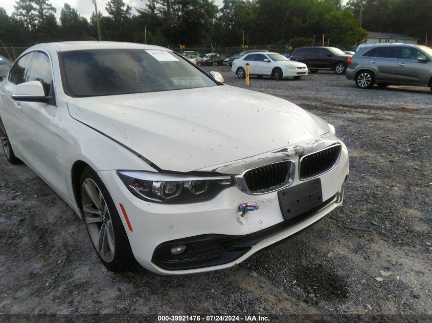 2019 BMW 430I Gran Coupe VIN: WBA4J1C5XKBM12541 Lot: 39921476