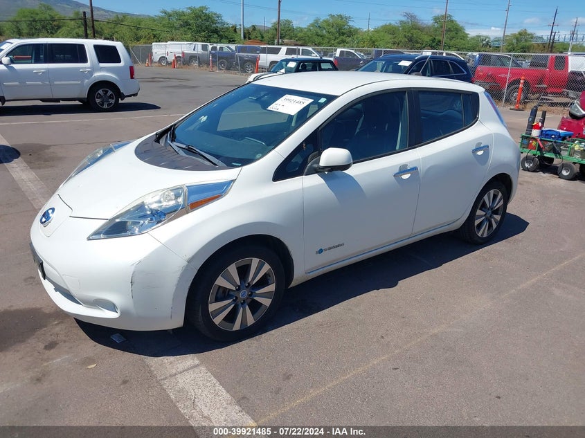 2013 Nissan Leaf Sl VIN: 1N4AZ0CP5DC417580 Lot: 39921485