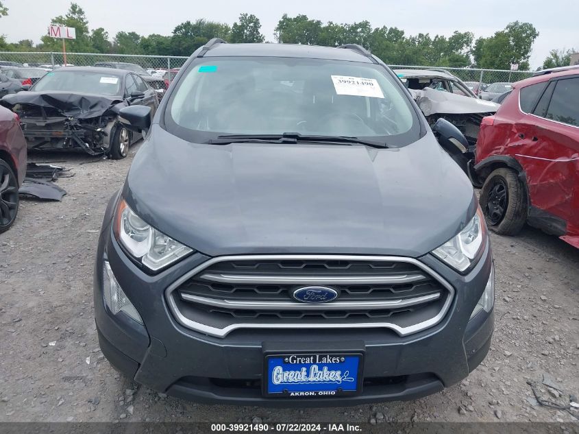 2019 Ford Ecosport Se VIN: MAJ6S3GL1KC277849 Lot: 39921490