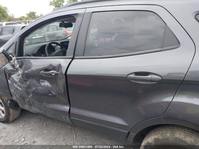 2019 Ford Ecosport Se VIN: MAJ6S3GL1KC277849 Lot: 39921490