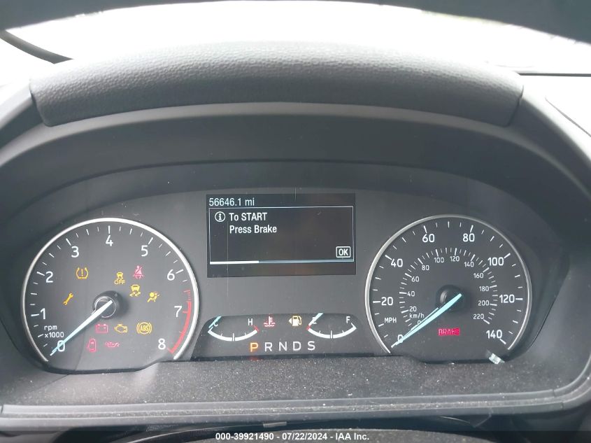 2019 Ford Ecosport Se VIN: MAJ6S3GL1KC277849 Lot: 39921490