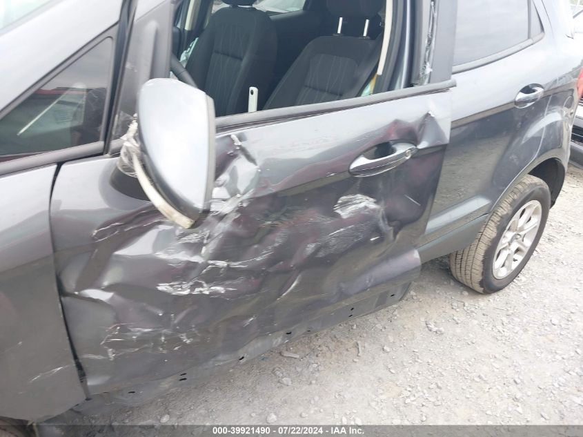 2019 Ford Ecosport Se VIN: MAJ6S3GL1KC277849 Lot: 39921490