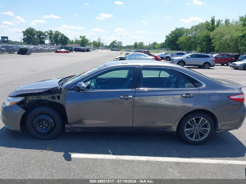 2015 Toyota Camry Se VIN: 4T1BF1FK3FU086830 Lot: 39921517