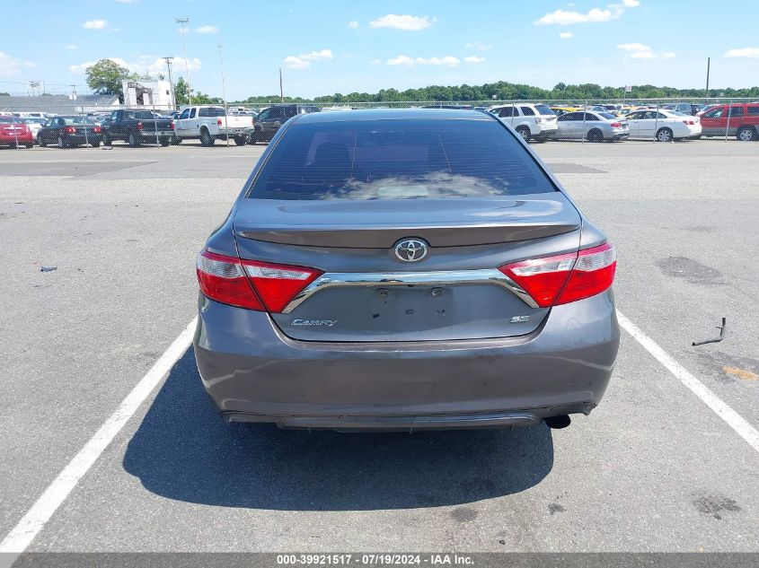 2015 Toyota Camry Se VIN: 4T1BF1FK3FU086830 Lot: 39921517