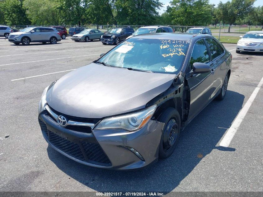 2015 Toyota Camry Se VIN: 4T1BF1FK3FU086830 Lot: 39921517