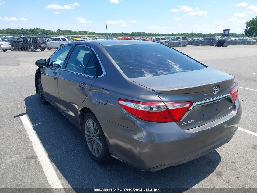 2015 Toyota Camry Se VIN: 4T1BF1FK3FU086830 Lot: 39921517