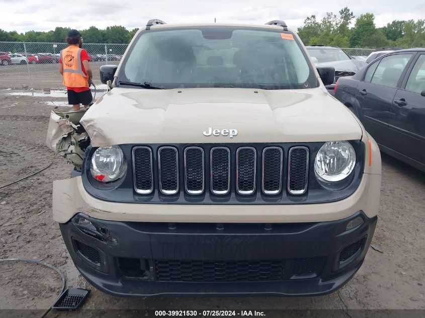 2016 Jeep Renegade Sport VIN: ZACCJAAT9GPE32227 Lot: 39921530