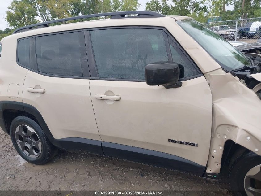 2016 Jeep Renegade Sport VIN: ZACCJAAT9GPE32227 Lot: 39921530