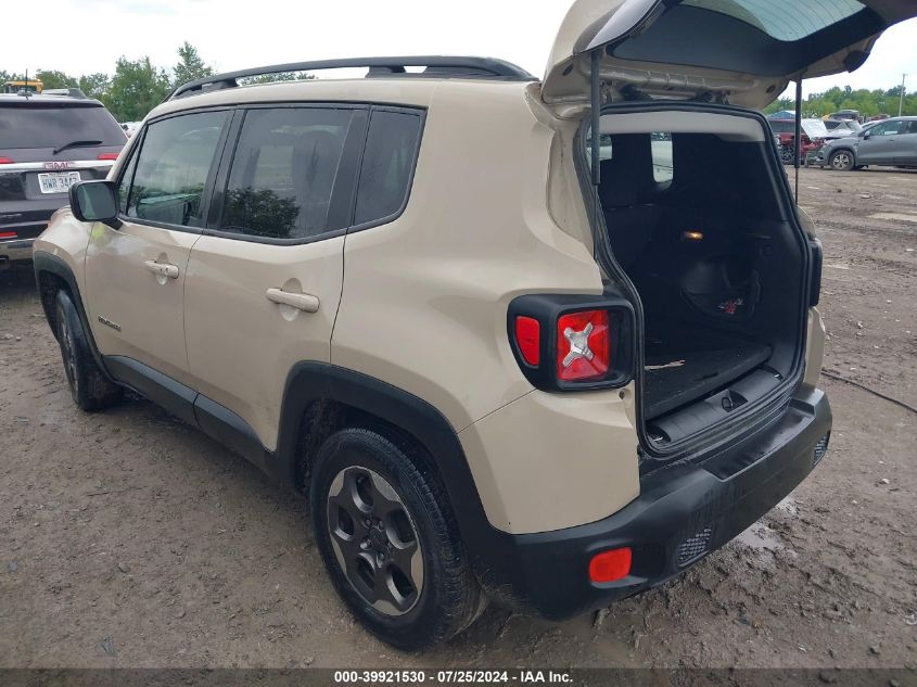 2016 Jeep Renegade Sport VIN: ZACCJAAT9GPE32227 Lot: 39921530