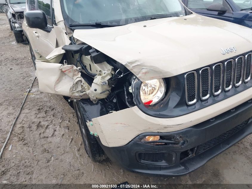 2016 Jeep Renegade Sport VIN: ZACCJAAT9GPE32227 Lot: 39921530