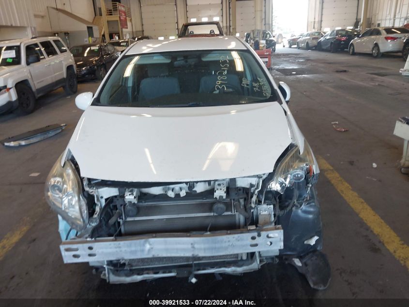 2011 Toyota Prius Two VIN: JTDKN3DUXB5316052 Lot: 39921533