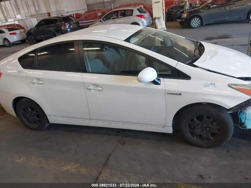 2011 Toyota Prius Two VIN: JTDKN3DUXB5316052 Lot: 39921533