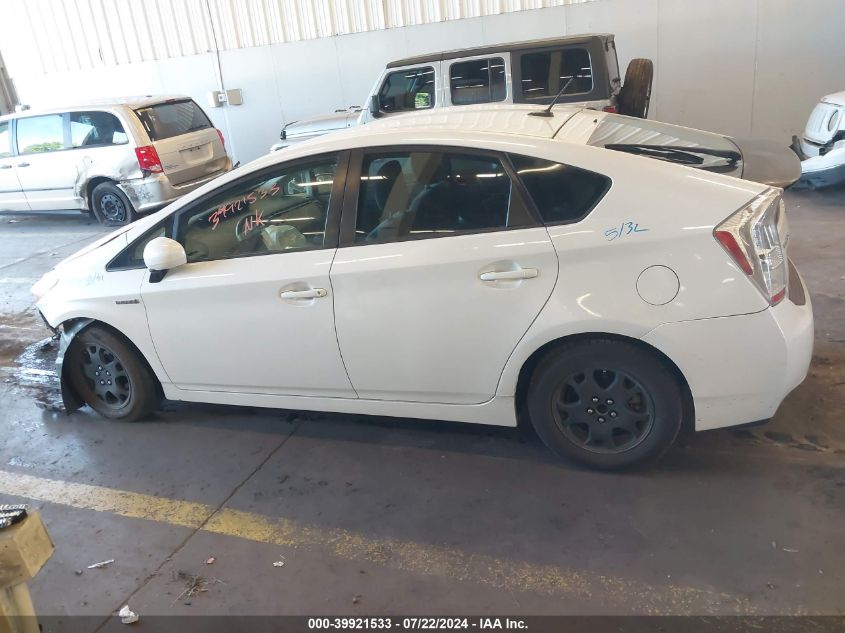 2011 Toyota Prius Two VIN: JTDKN3DUXB5316052 Lot: 39921533