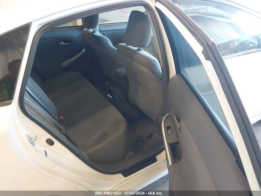 2011 Toyota Prius Two VIN: JTDKN3DUXB5316052 Lot: 39921533