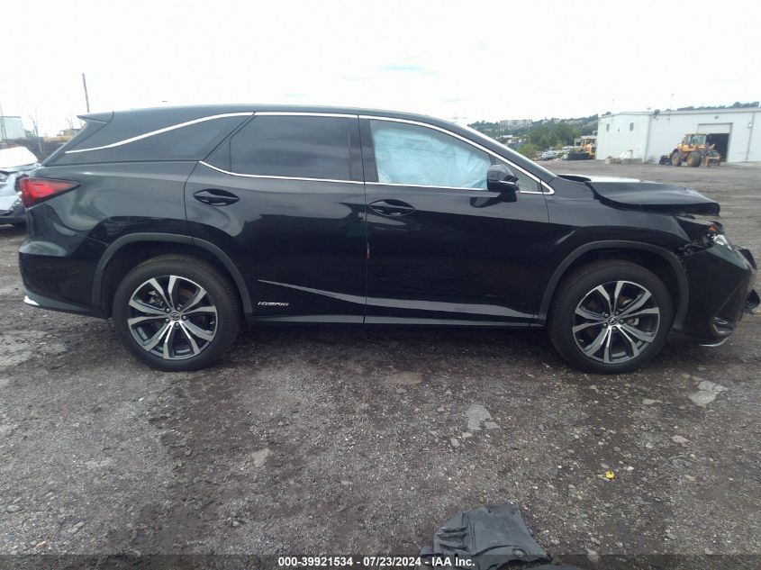 2021 Lexus Rx 450Hl VIN: JTJHGKFA9M2016330 Lot: 39921534