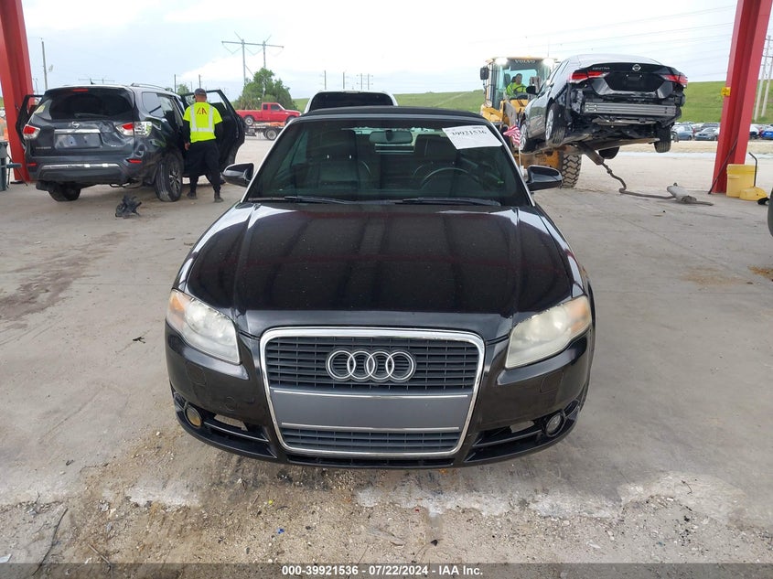 2008 Audi A4 2.0T VIN: WAUAF48H48K001458 Lot: 39921536