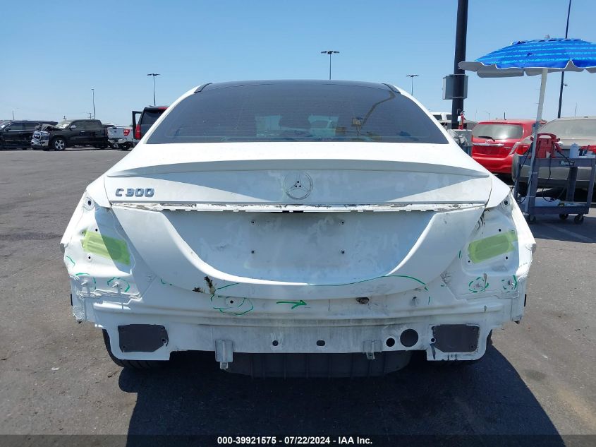 2017 Mercedes-Benz C 300 Luxury/Sport VIN: 55SWF4JB5HU207706 Lot: 39921575