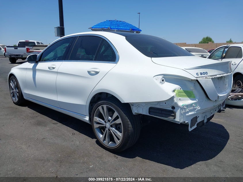 VIN 55SWF4JB5HU207706 2017 MERCEDES-BENZ C 300 LUXURY/SPORT