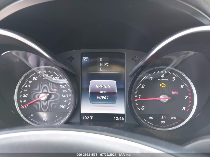 2017 Mercedes-Benz C 300 Luxury/Sport VIN: 55SWF4JB5HU207706 Lot: 39921575