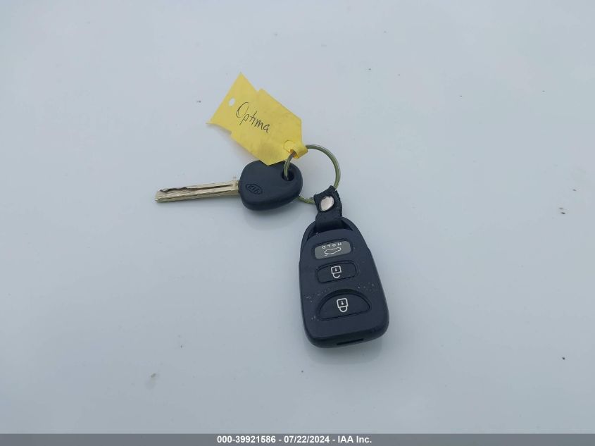 2012 Kia Optima Lx VIN: 5XXGM4A7XCG031104 Lot: 39921586