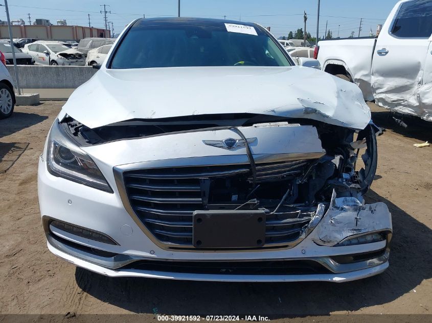 2018 Genesis G80 3.8 VIN: KMHGN4JE1JU225986 Lot: 39921592