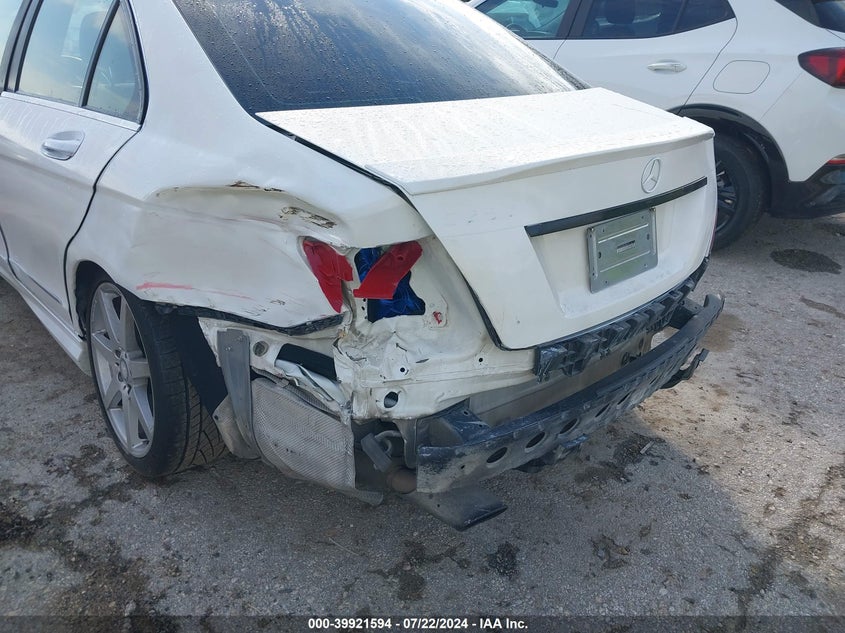 2014 Mercedes-Benz C 250 Luxury/Sport VIN: WDDGF4HB9EA958510 Lot: 39921594