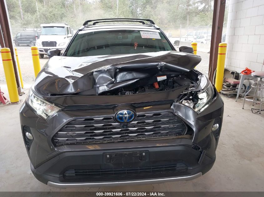 2019 Toyota Rav4 Hybrid Limited VIN: JTMDWRFV7KD500630 Lot: 39921606