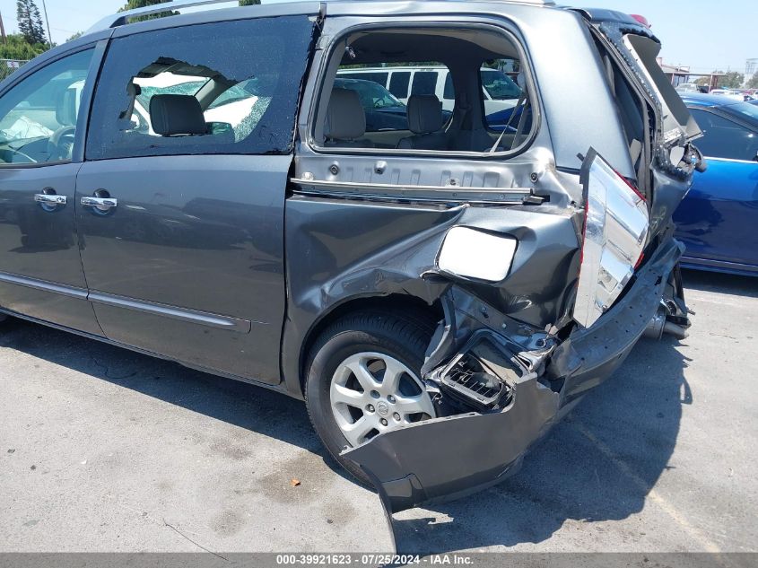 2007 Nissan Quest 3.5 Sl VIN: 5N1BV28U17N136997 Lot: 39921623