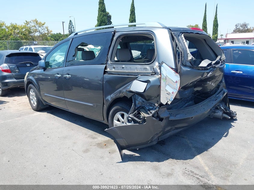 2007 Nissan Quest 3.5 Sl VIN: 5N1BV28U17N136997 Lot: 39921623