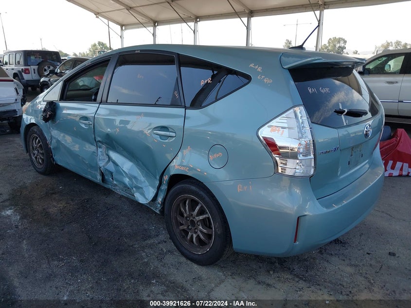 2014 Toyota Prius V Three VIN: JTDZN3EU2E3347907 Lot: 39921626