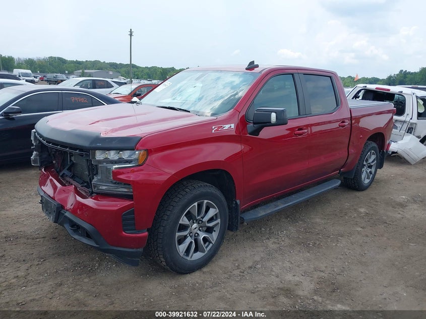 2021 CHEVROLET SILVERADO 1500 4WD  SHORT BED RST - 1GCUYEED0MZ139422