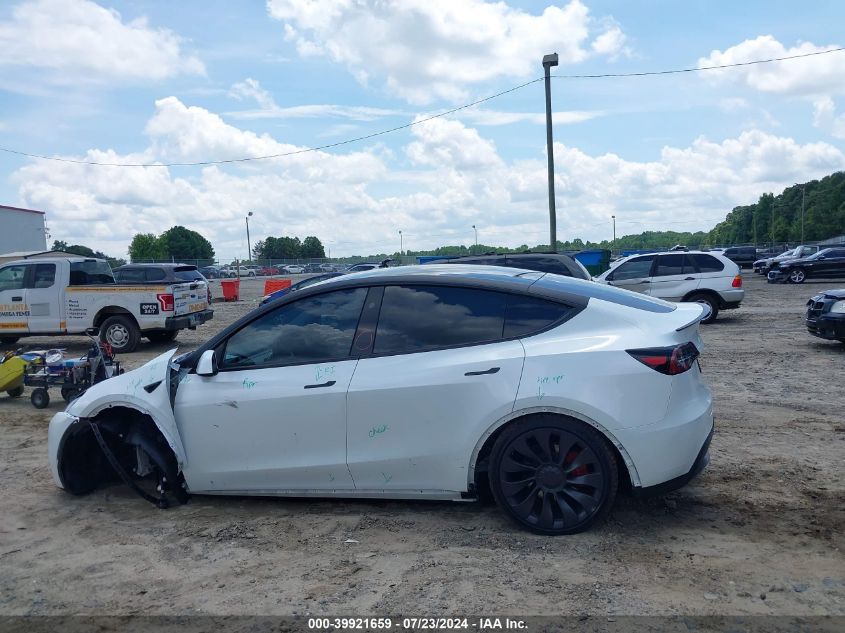 2023 Tesla Model Y Awd/Performance Dual Motor All-Wheel Drive VIN: 7SAYGDEF8PF894685 Lot: 39921659