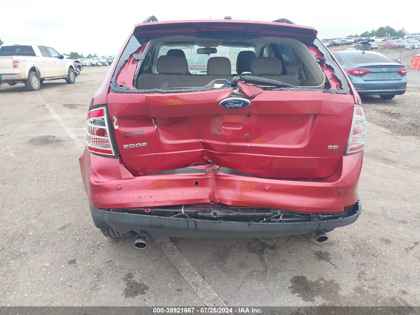 2007 Ford Edge Sel VIN: 2FMDK38C07BB14774 Lot: 39921667