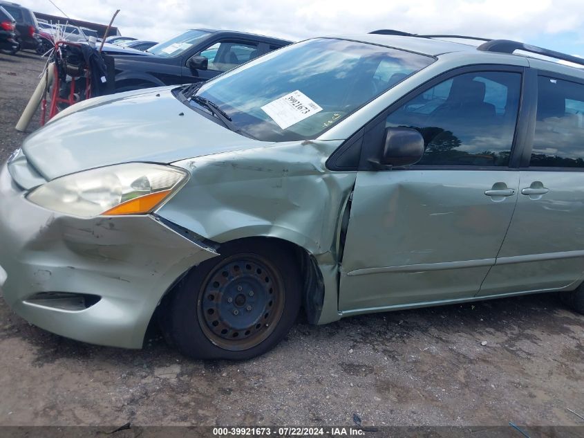 2006 Toyota Sienna Ce VIN: 5TDZA23C36S549039 Lot: 39921673