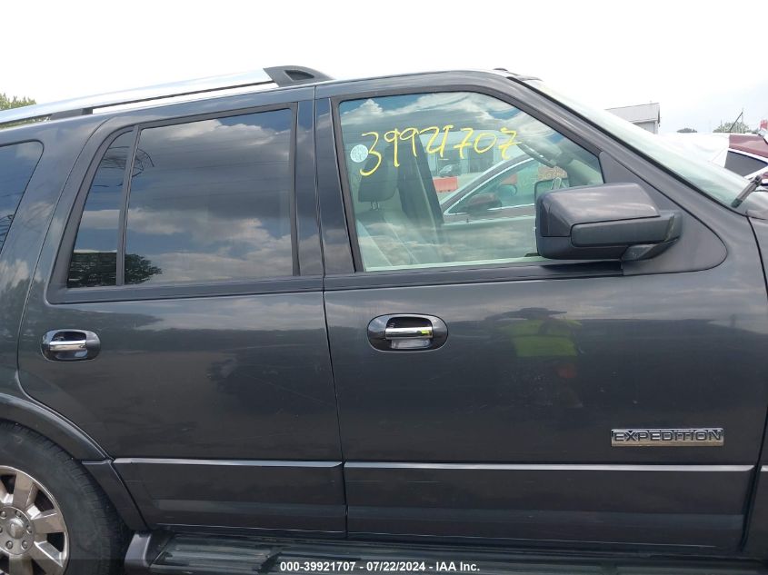 2007 Ford Expedition Limited VIN: 1FMFU20587LA51059 Lot: 39921707