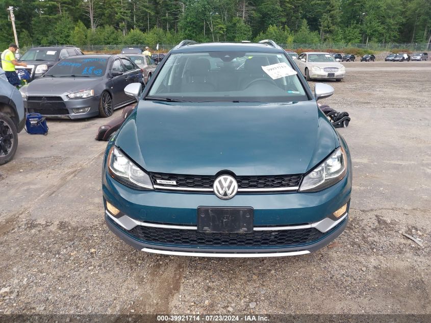 2019 Volkswagen Golf Alltrack Tsi S/Tsi Se/Tsi Sel VIN: 3VWH17AU3KM516084 Lot: 39921714